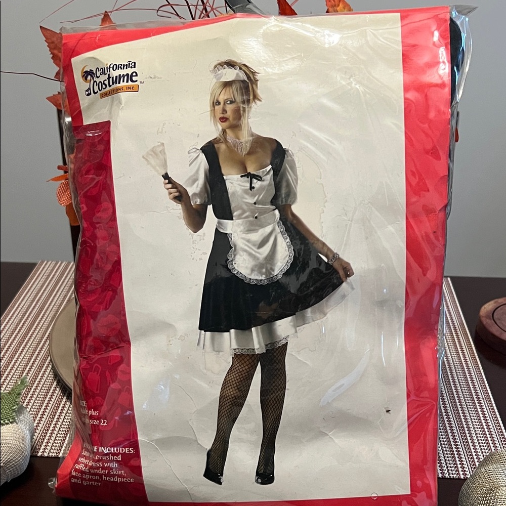 California Costumes Black and White Maid Outfit